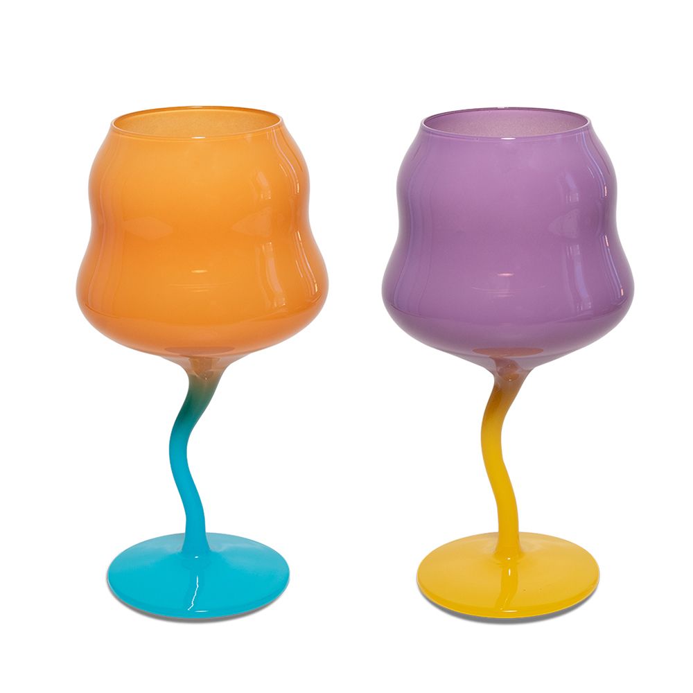 'SAMARCANDA' SET 2 CALICI DA COCKTAIL COLORI MISTI - WD Lifestyle