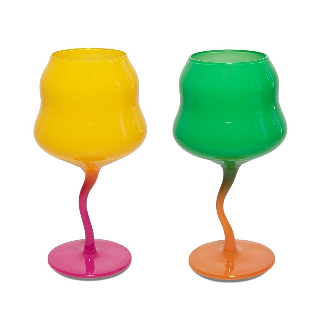 'SAMARCANDA' SET 2 CALICI DA COCKTAIL COLORI MISTI - WD Lifestyle