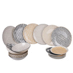 'SOHO' SET PIATTI 18 PEZZI - Villa D'Este Home Tivoli