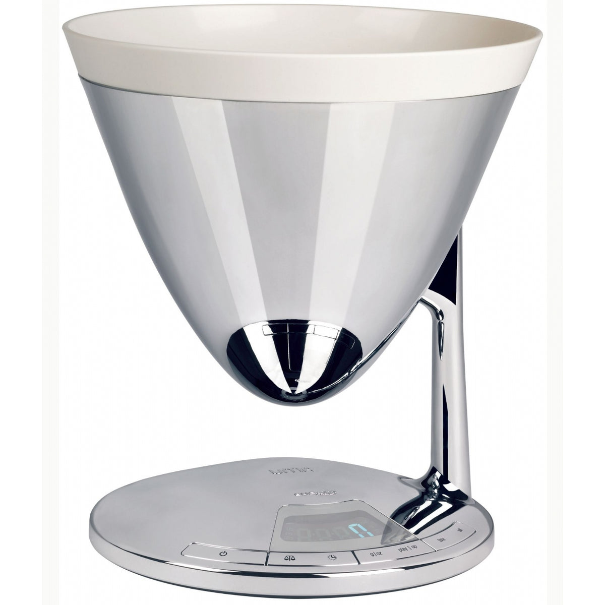 BILANCIA 'UMA' CON TIMER - ACCIAIO CROMO - Casa Bugatti
