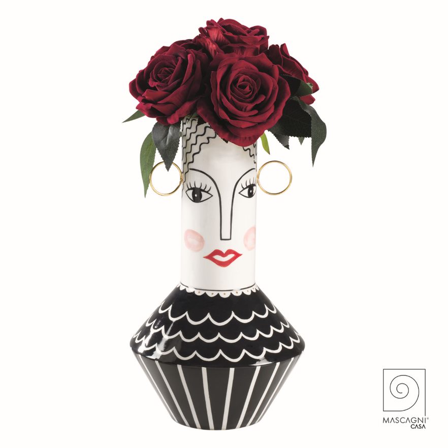 VASO BOTTIGLIA POP ART - CERAMICA - Mascagni Casa