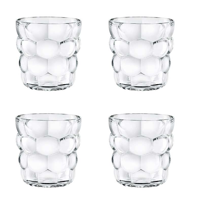 'BUBBLES' SET 4 BICCHIERI - CRYSTAL GLASS - Nachtmann