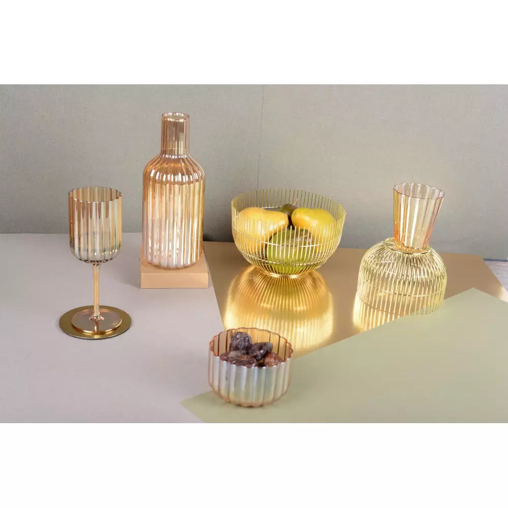 CARAFFA 'GOLD' - VETRO - Aulica