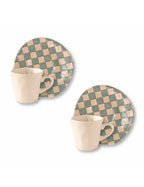 'LE CEMENTINE' SET 6 TAZZINE CAFFE' QUADRELLA - Brandani
