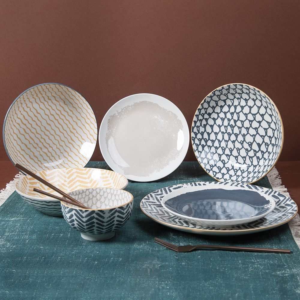 'SOHO' SET PIATTI 18 PEZZI - Villa D'Este Home Tivoli