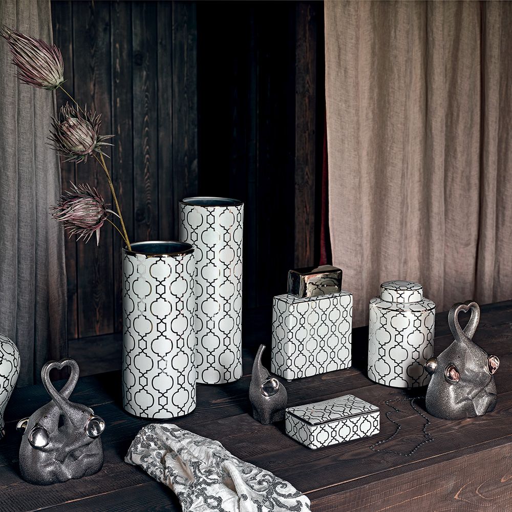 VASO CILINDRICO CERAMICA 'PASHA' - Andrea Fontebasso