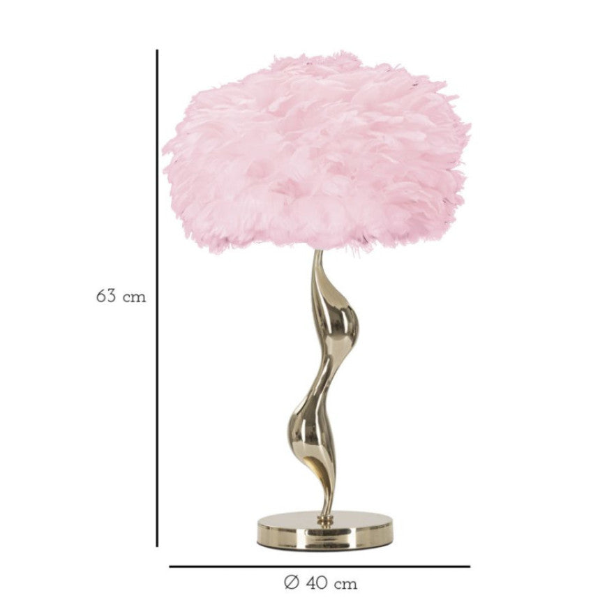 LAMPADA DA TAVOLO 'SLIM' ROSA - Mauro Ferretti
