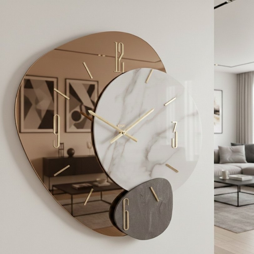 'CRYSTAL BRONZO' OROLOGIO - Artidea Home Decor