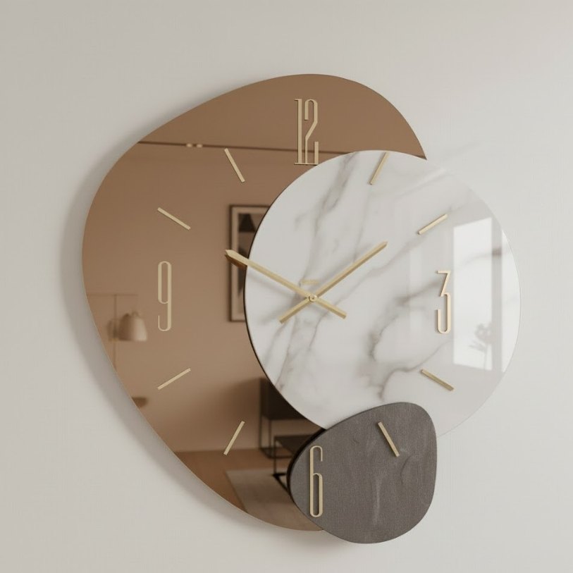 'CRYSTAL BRONZO' OROLOGIO - Artidea Home Decor