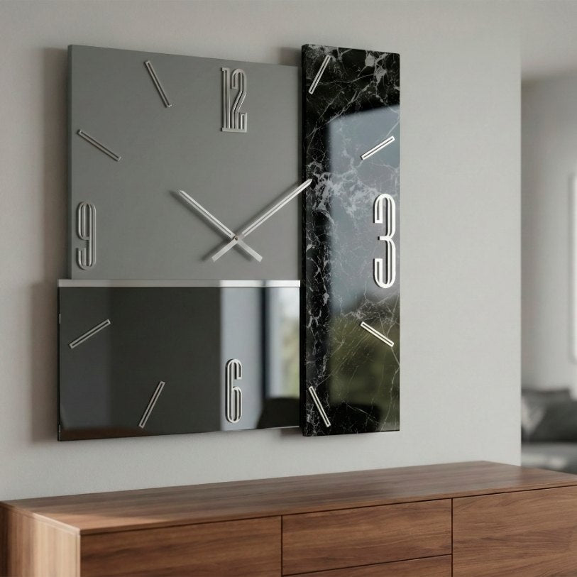 'CUBIX GRIGIO' OROLOGIO - Artidea Home Decor