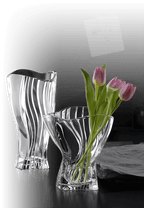 VASO 22CM 'CURVE' - CRYSTAL GLASS - Nachtmann
