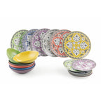 'MAROCCO' SET PIATTI 18 PEZZI - Villa D'Este Home Tivoli