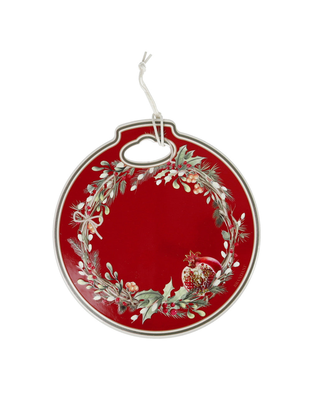 SOTTOPENTOLA 'CAROL' ROSSO - CERAMICA/SUGHERO - Brandani