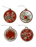 DECORATION 4 PEZZI ASSORTITI 'CAROL' - CERAMICA/SUGHERO - Brandani