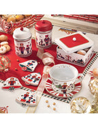 SOTTOPENTOLA ' LO SCHIACCIANOCI' BIANCO - CERAMICA/SUGHERO - Brandani