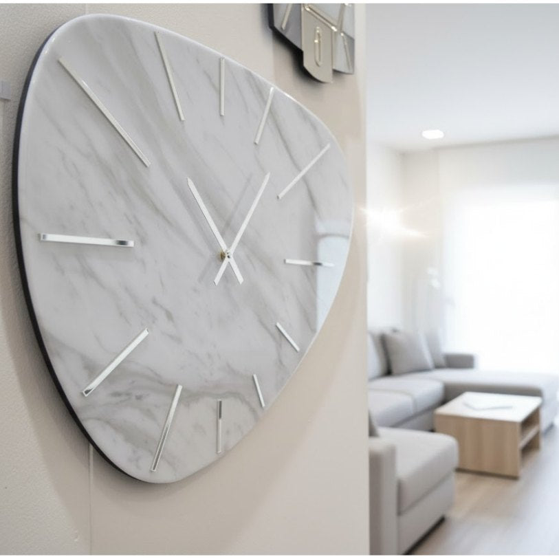 'DROP' MARMO GRIGIO OROLOGIO RESINATO - Artidea Home Decor