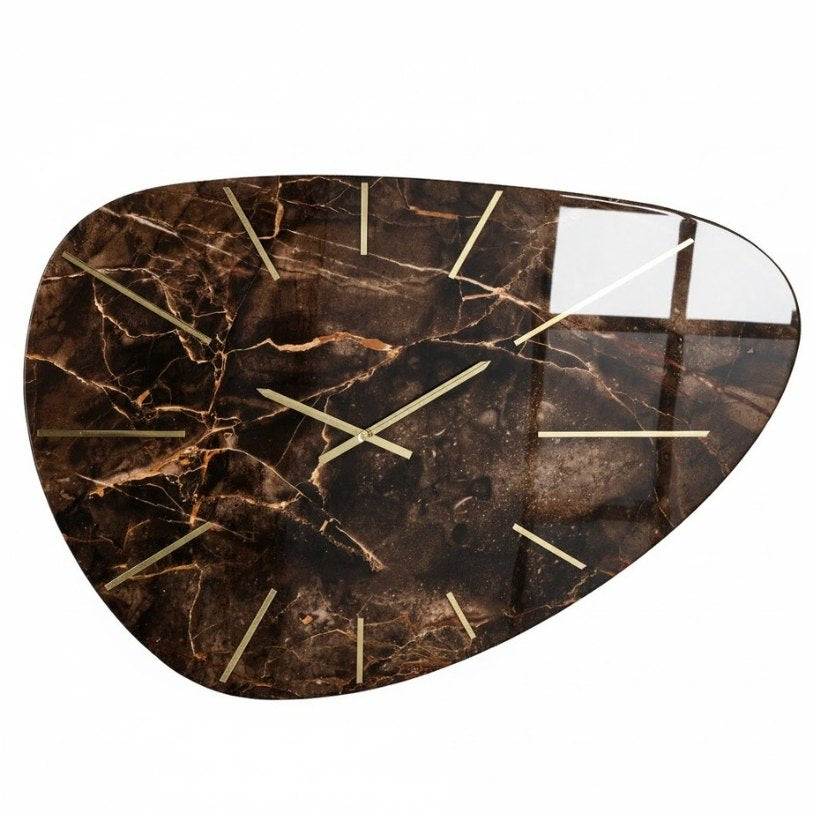 'DROP' MARMO MARRONE OROLOGIO RESINATO - Artidea Home Decor