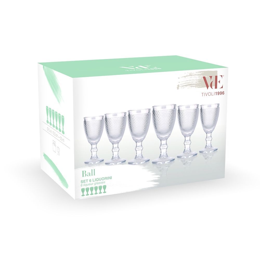 'BALL' SET 6 LIQUORINI - Villa D'Este Home Tivoli
