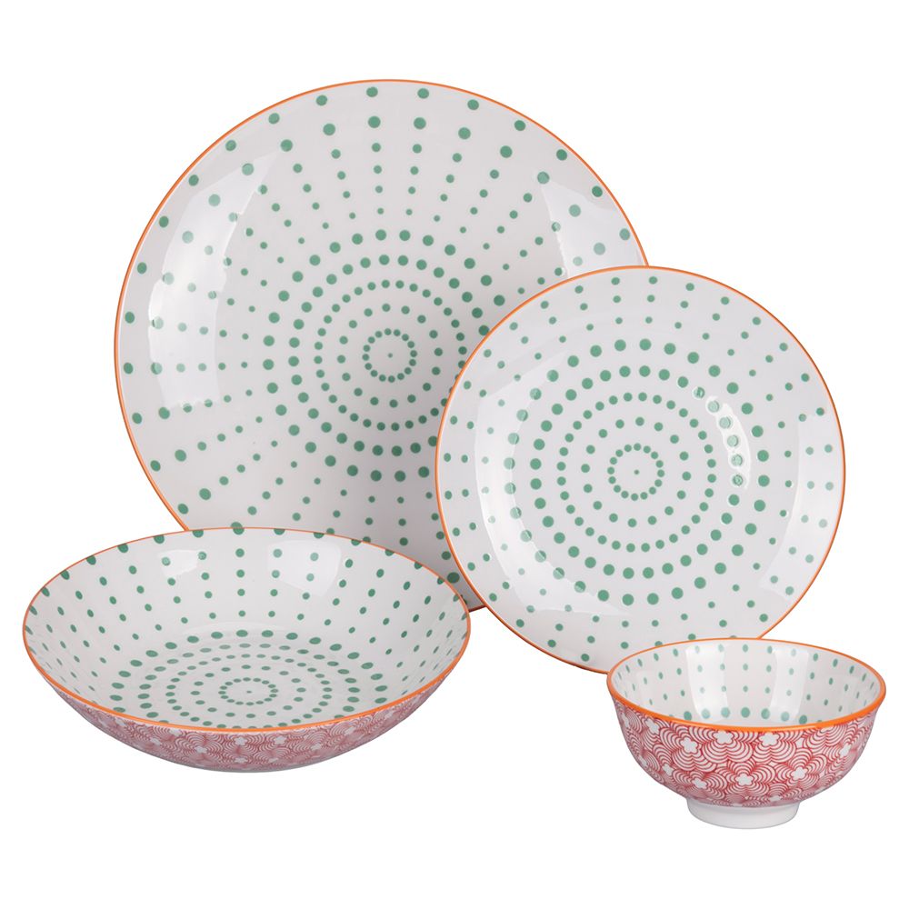 'CONFUSION IN COLORS' SET 18 PEZZI - Villa D'Este Home Tivoli