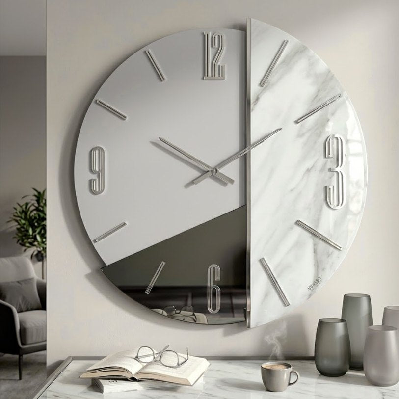 'ECLISSI GRIGIO CHIARO' OROLOGIO - Artidea Home Decor