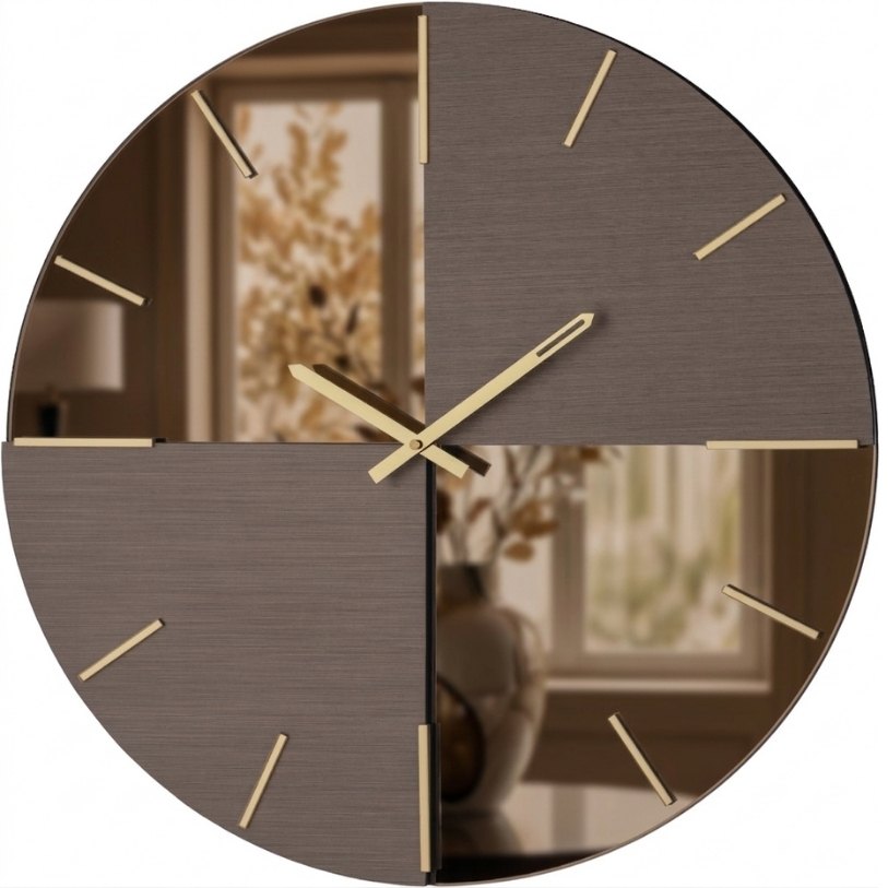 'ESSENZA BRONZO' OROLOGIO SPECCHIO - Artidea Home Decor