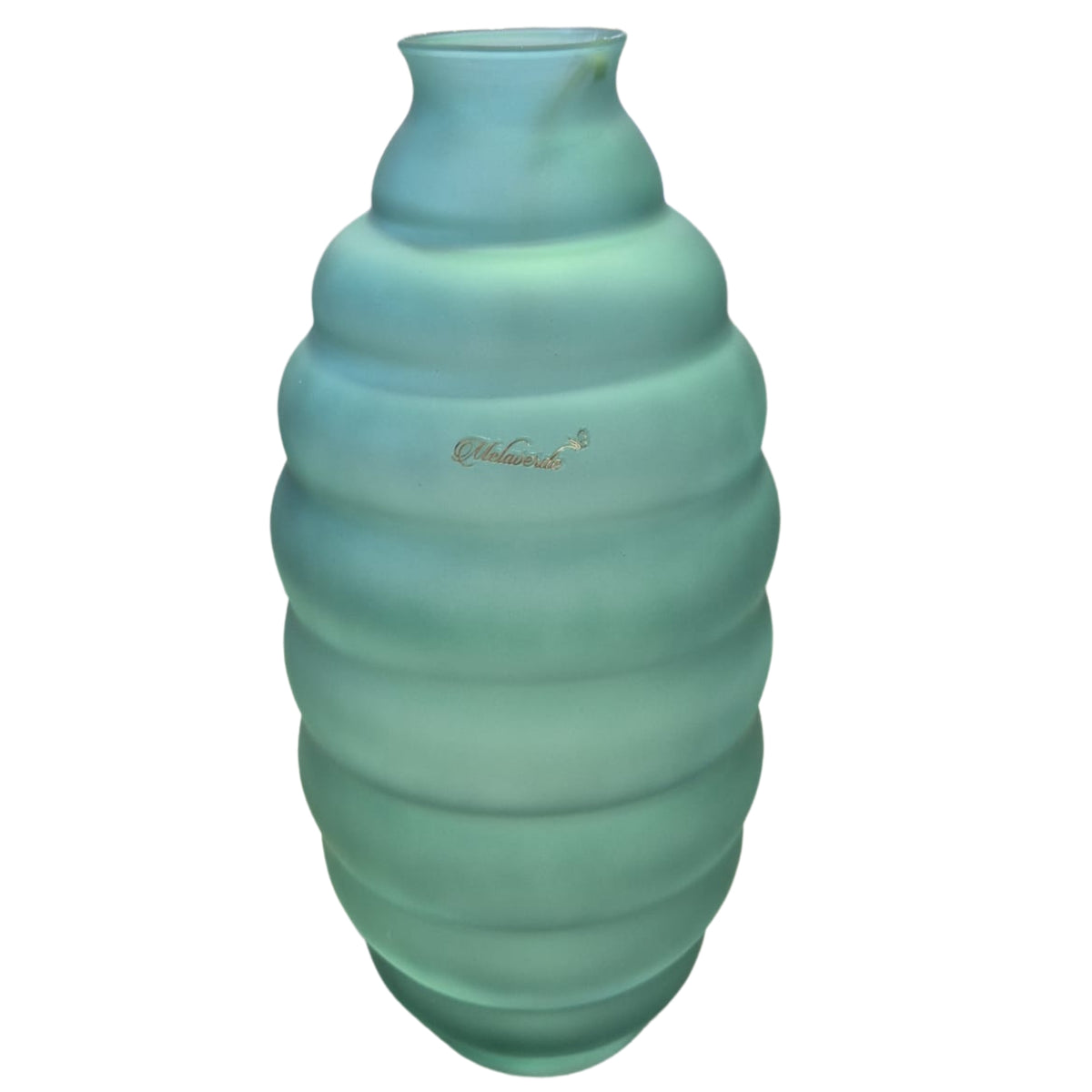 VASO 'NICOLE' 50CM TURCHESE SATINATO - Melaverde