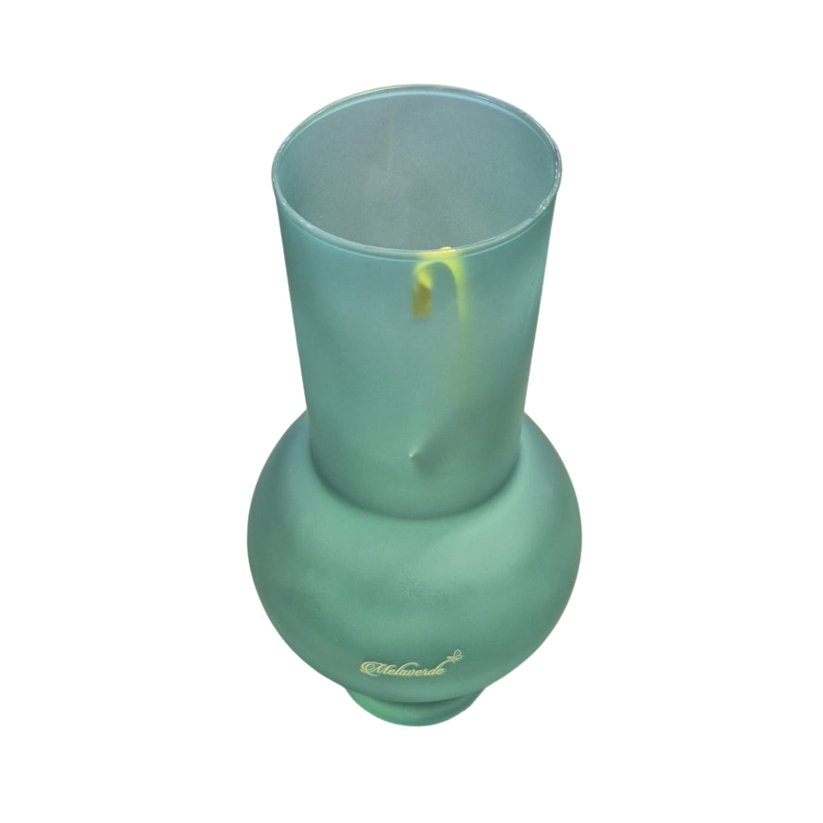 VASO 'ZALI' BOTTIGLIA TURCHESE SATINATO - Melaverde