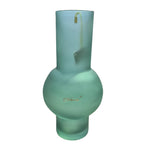 VASO 'ZALI' BOTTIGLIA TURCHESE SATINATO - Melaverde