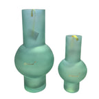 VASO 'ZALI' BOTTIGLIA TURCHESE SATINATO - Melaverde