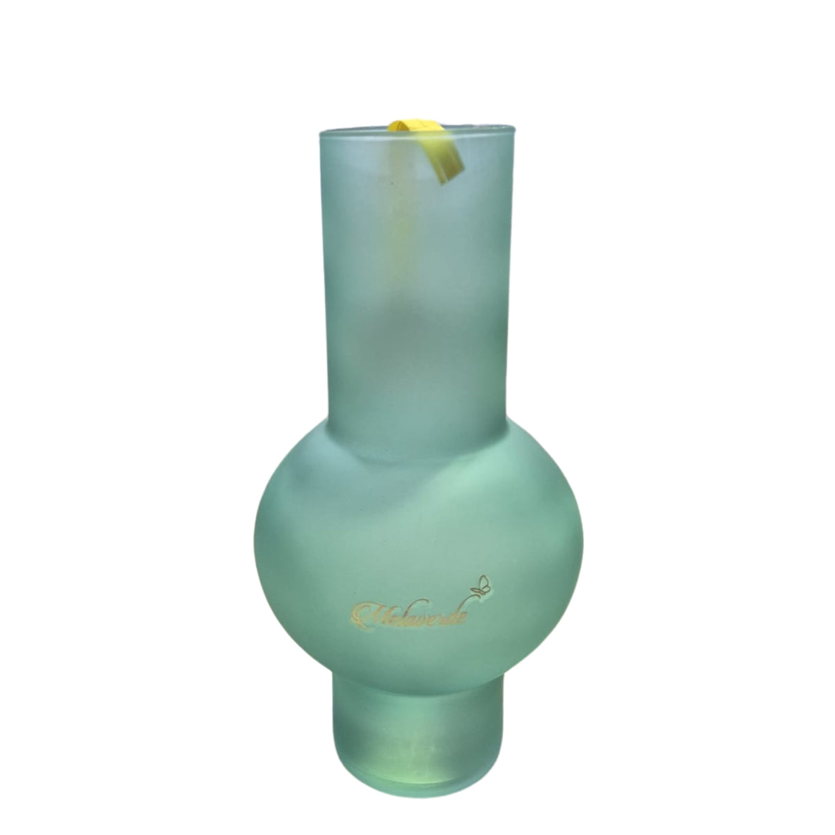 VASO 'ZALI' BOTTIGLIA TURCHESE SATINATO - Melaverde