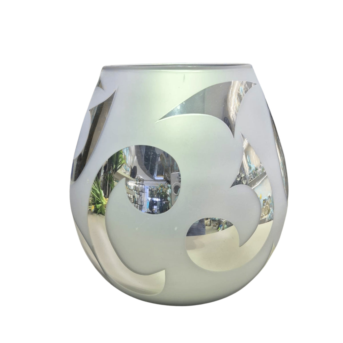 VASO DA BANCO 30CM 'SINBAD' - GemiGlass