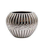 VASO DECORATIVO SILVER - CERAMICA - SiroTime
