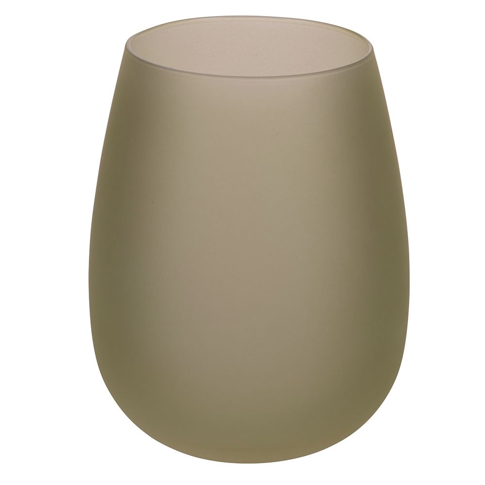 'HAPPY HOUR GREENERY' SET 6 BICCHIERI - VETRO GHIACCIO COLORATO - Villa D'Este Home Tivoli