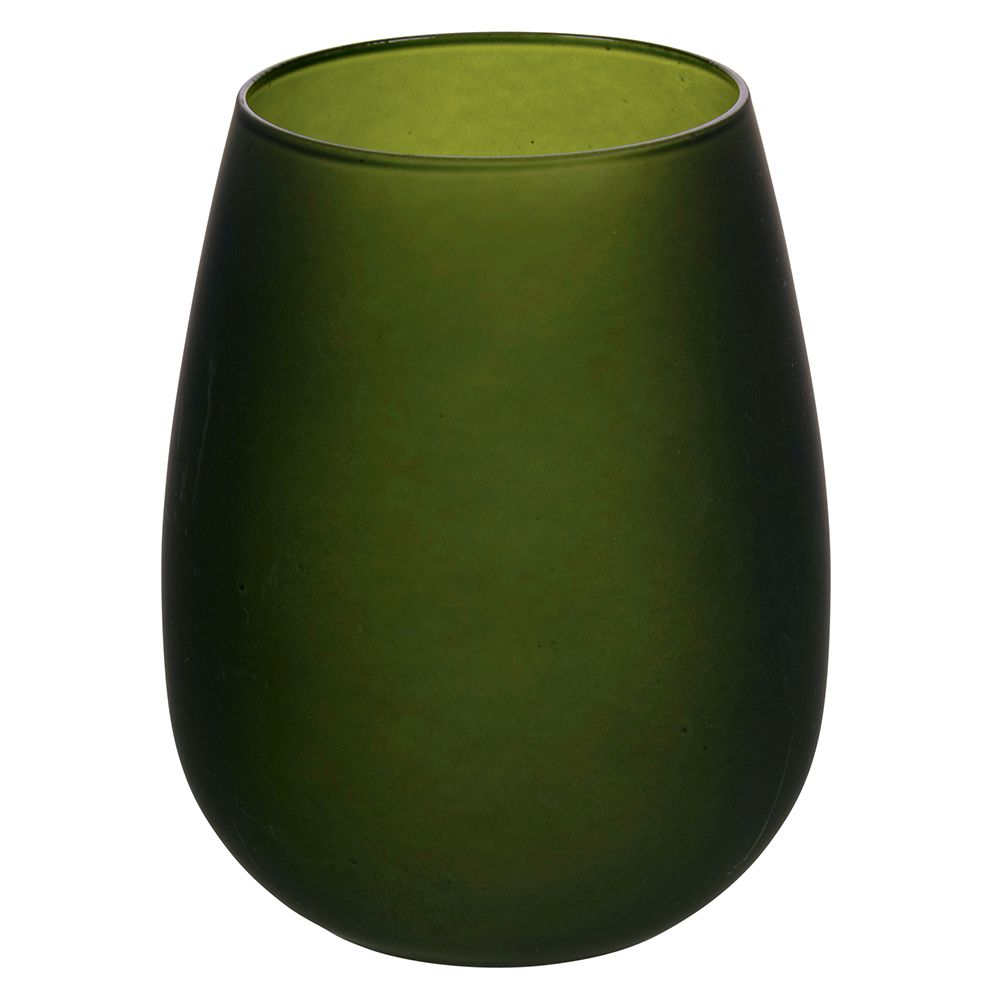 'HAPPY HOUR GREENERY' SET 6 BICCHIERI - VETRO GHIACCIO COLORATO - Villa D'Este Home Tivoli