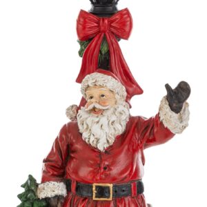 BABBO NATALE SACCO REGALI E LAMPIONE - Le Stelle