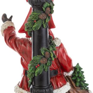 BABBO NATALE SACCO REGALI E LAMPIONE - Le Stelle