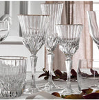 'Oh My Gold' SET 6 CALICI DESSERT - VETRO FILO ORO - Brandani