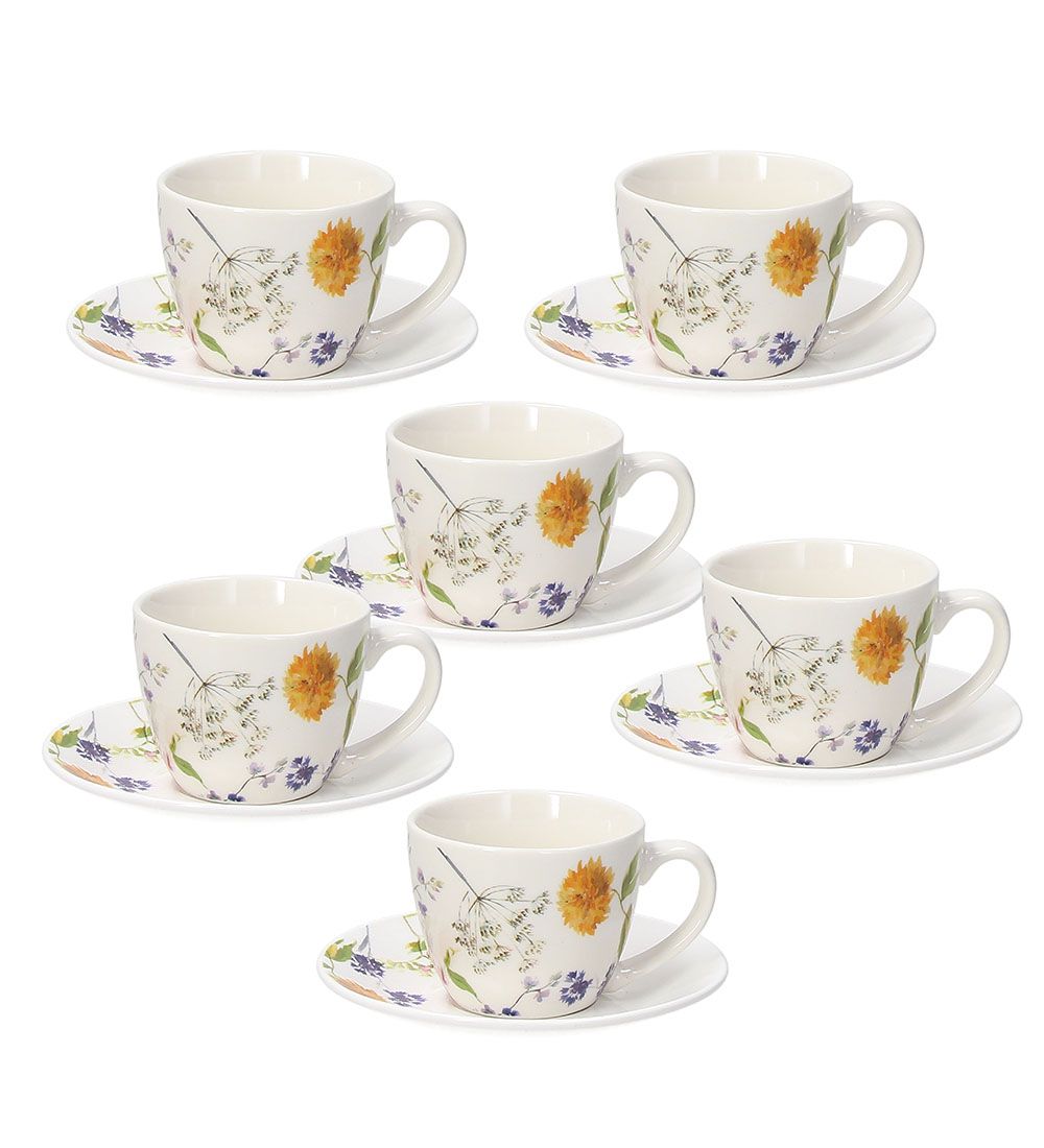 SET 6 TAZZINE CAFFE' 'IRIS AUDREY' - Tognana
