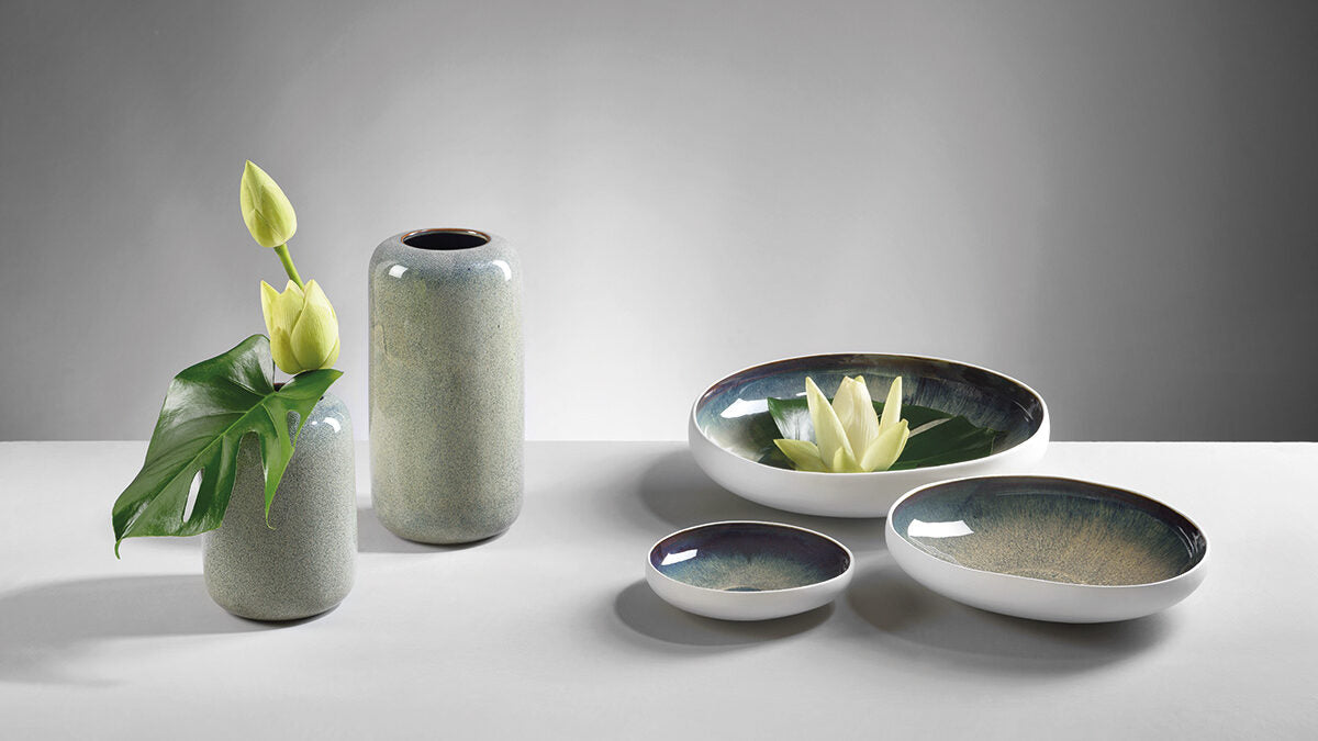 CENTROTAVOLA 'OCCHIO BLU'- CERAMICA - Mascagni Casa