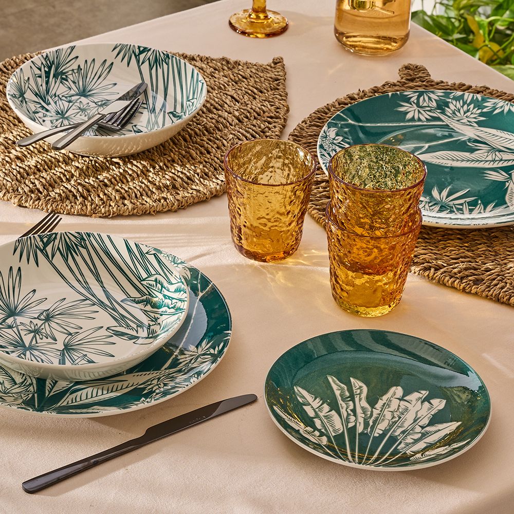 'PALM BEACH' SET PIATTI 18 PEZZI - Tognana