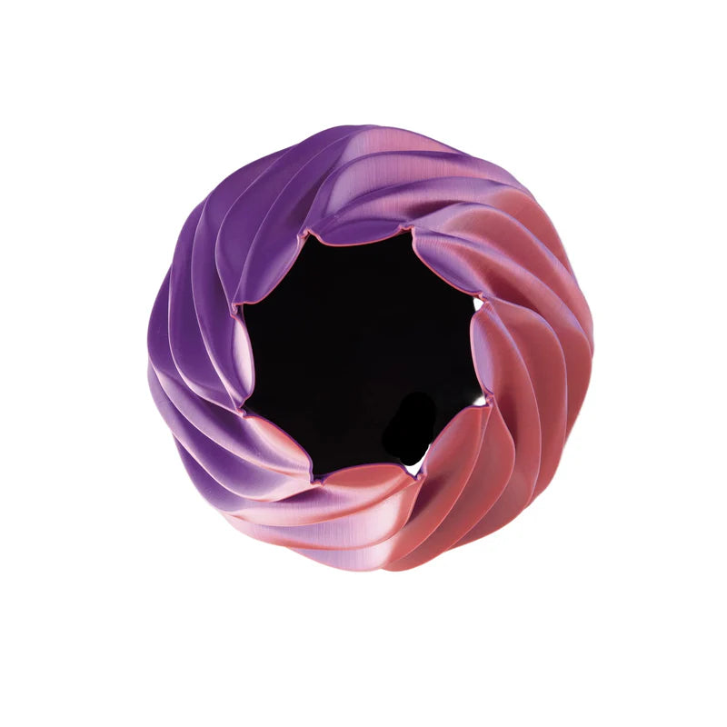 VASO TWIST VIOLA BICOLOR - Melaverde