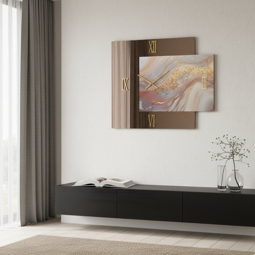 'MODERN SAHARA' OROLOGIO SPECCHIO - Artidea Home Decor