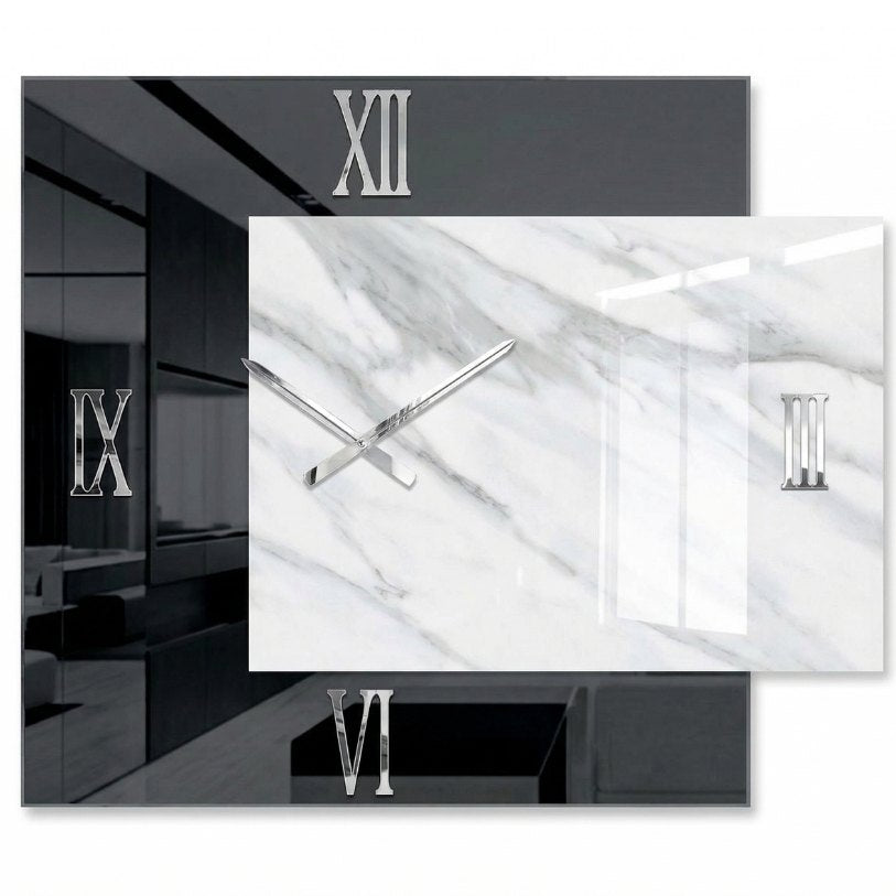 'MODERN WHITE' OROLOGIO SPECCHIO - Artidea Home Decor
