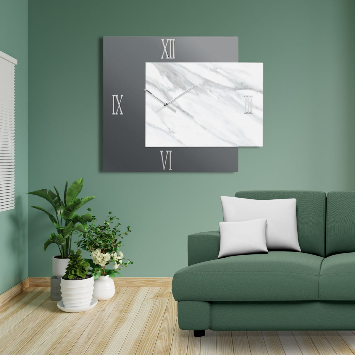 'MODERN WHITE' OROLOGIO SPECCHIO - Artidea Home Decor