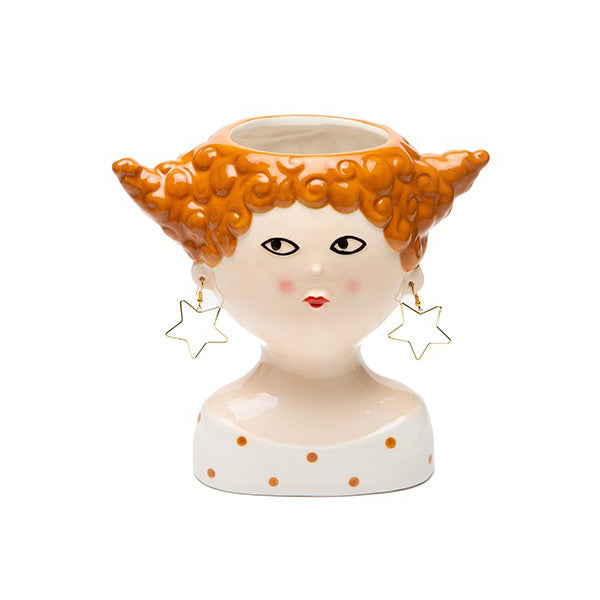 VASO 'COCO STELLINA' ORECCHINI STELLA - CERAMICA - Montemaggi