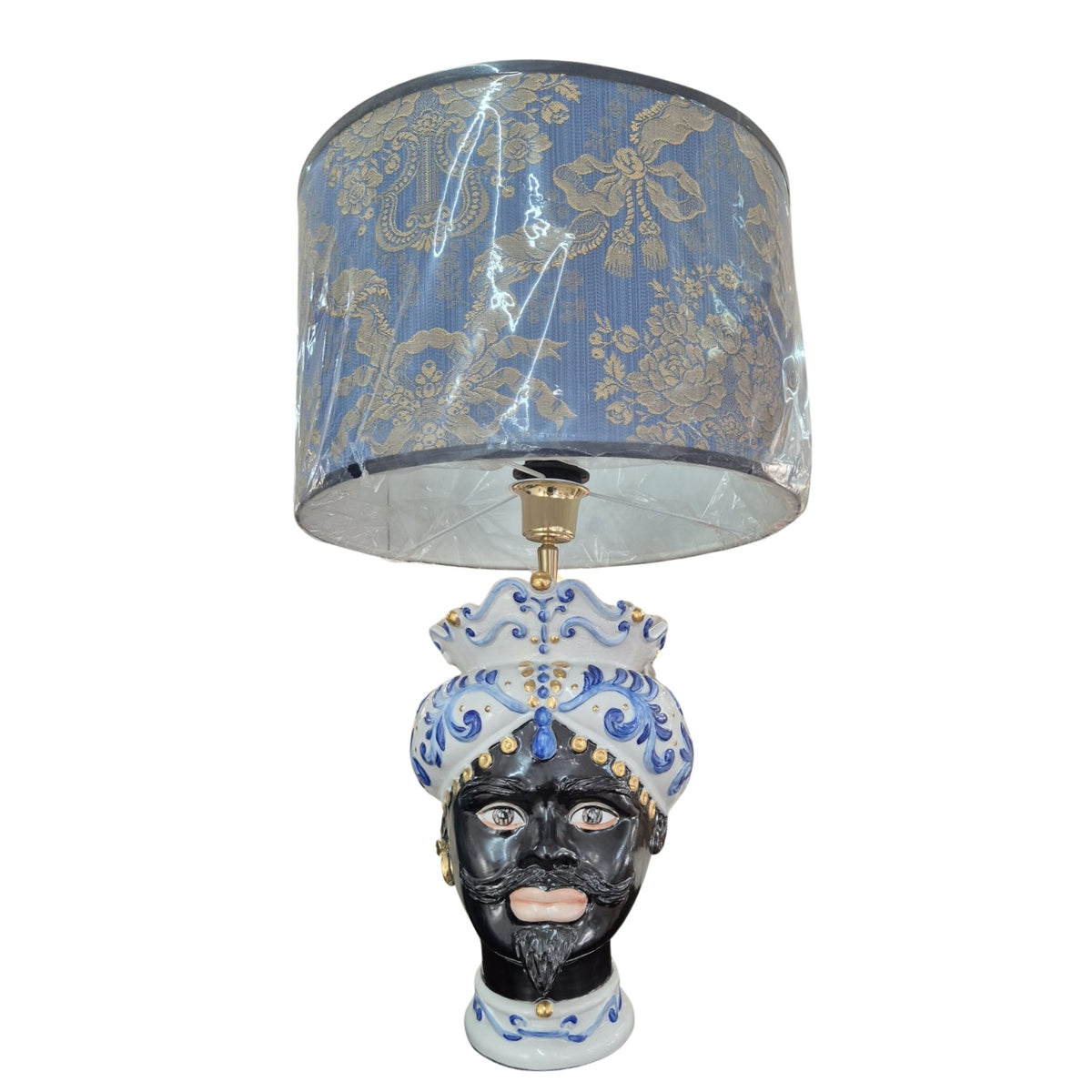LAMPADA DAMASCO TESTA DI MORO - Sbordone