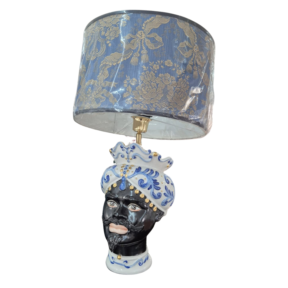 LAMPADA DAMASCO TESTA DI MORO - Sbordone