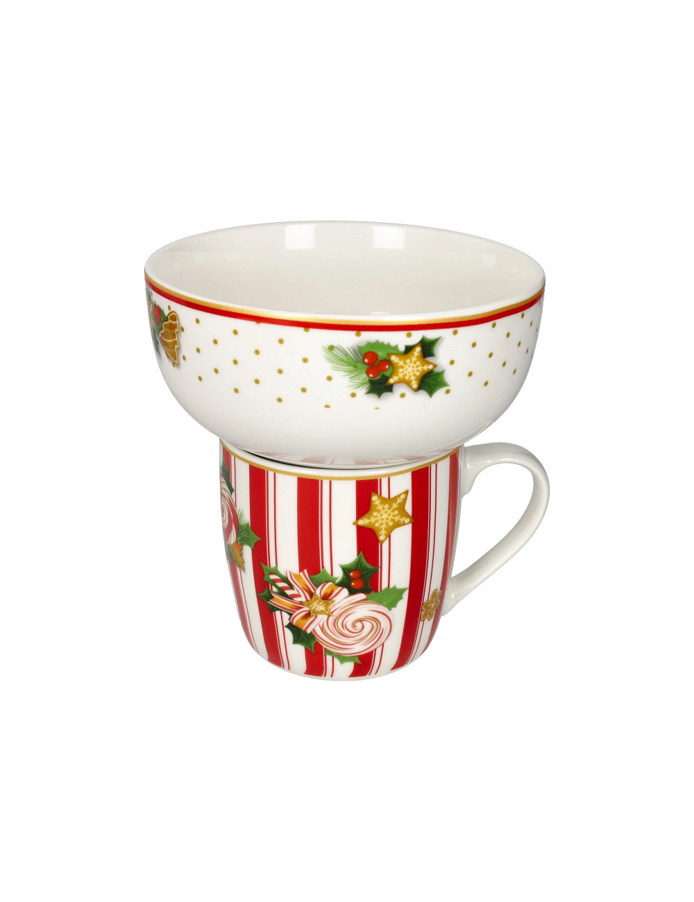 MUG+CIOTOLA 'LE CHICCHE' SET 2 PEZZI - Brandani