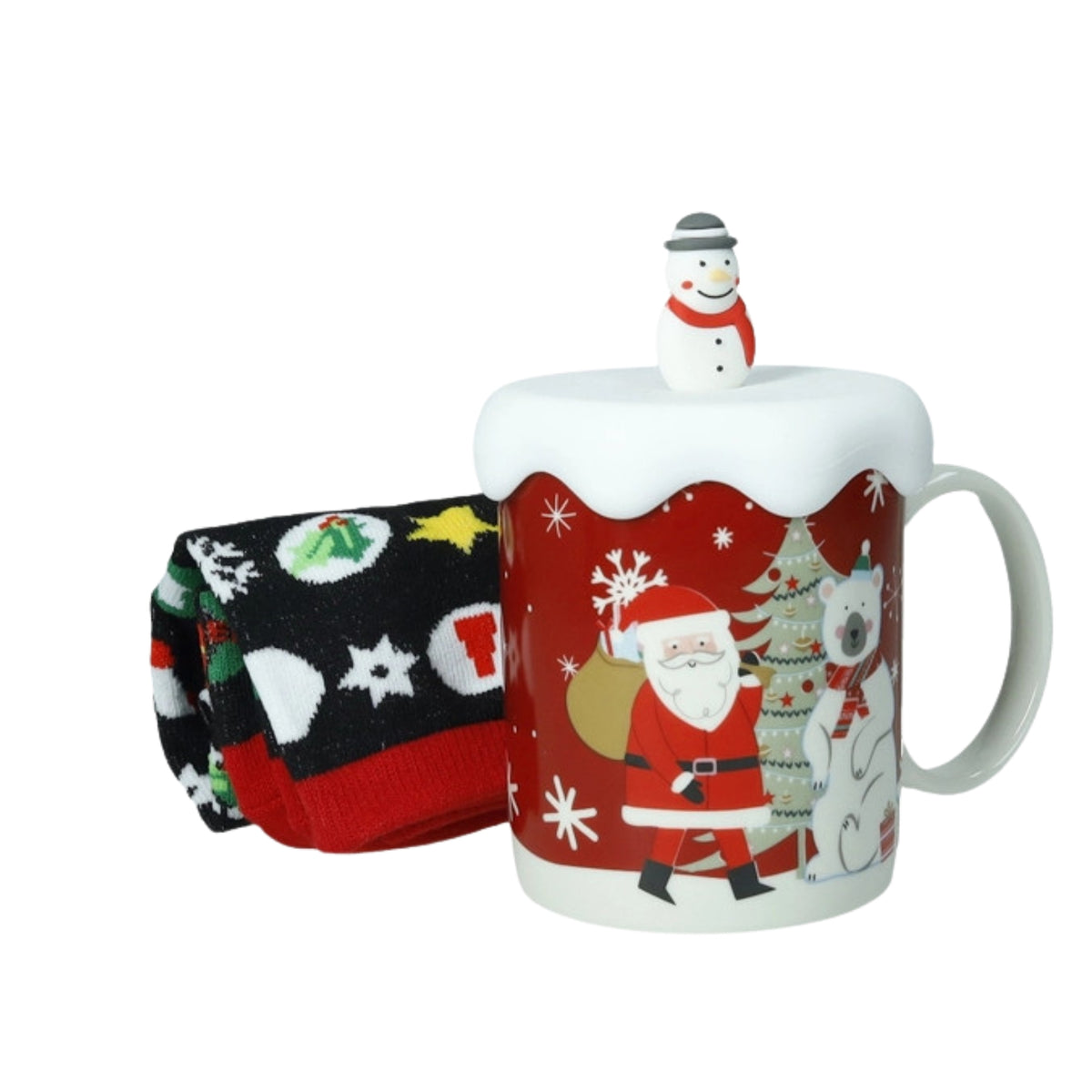 MUG SNOWMAN CON CALZINI - Brandani