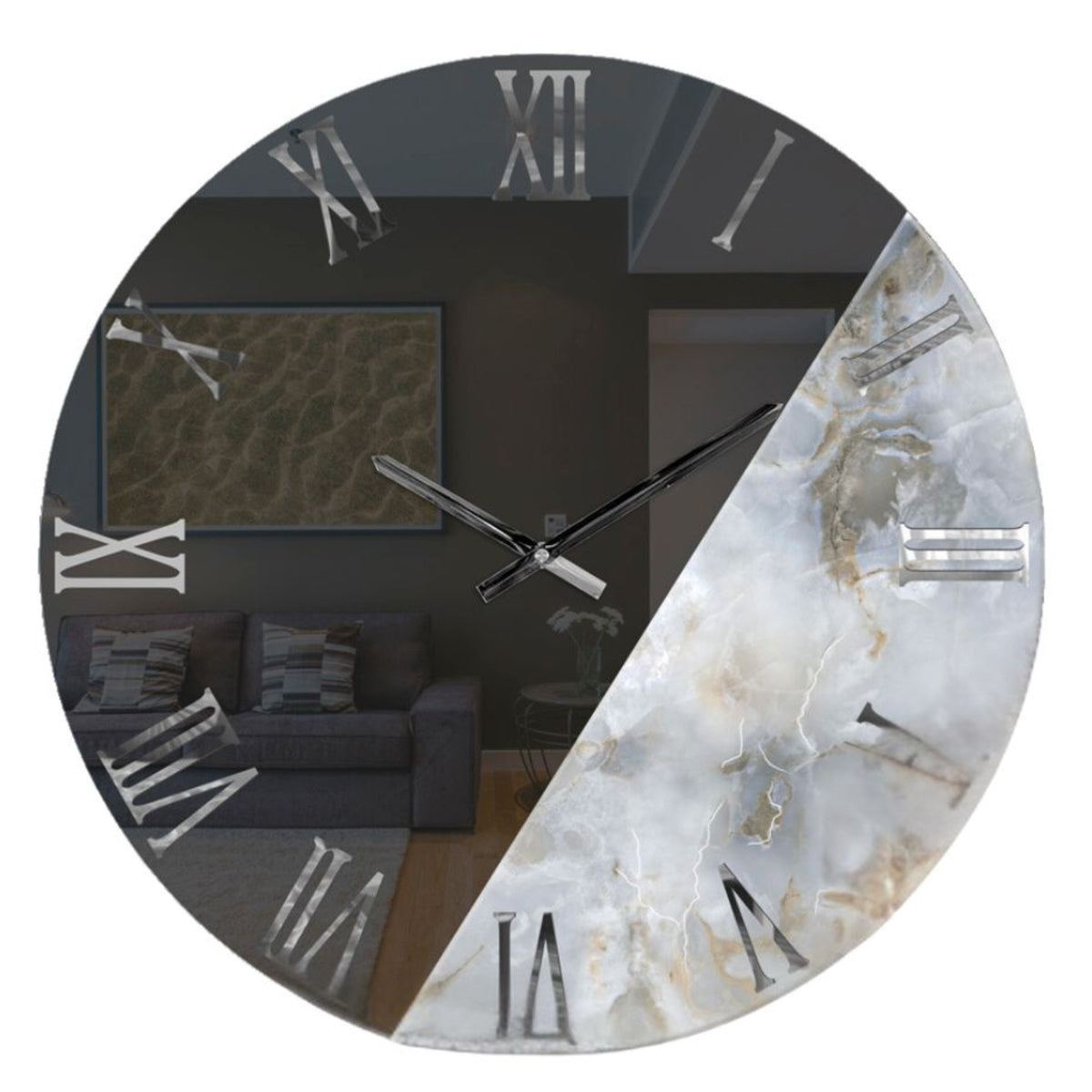 'GIADA ONICE' OROLOGIO SPECCHIO - Artidea Home Decor